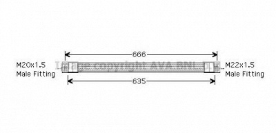 AVA QUALITY COOLING au3190 -  масляный радиатор, двигательное масло